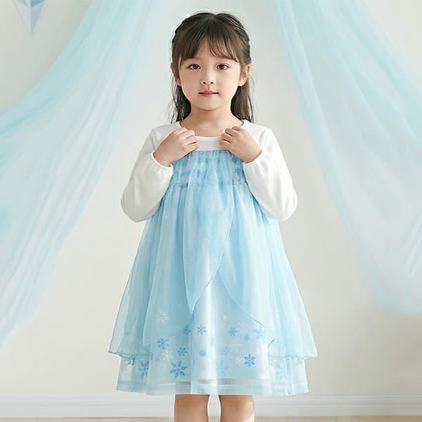 プリンセスドレス 子供 キッズ お姫様 なりきり ドレス 雪の女王