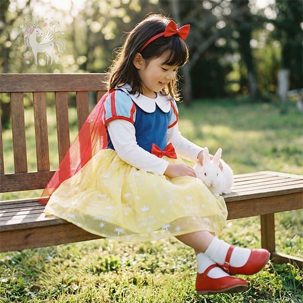 プリンセスドレス 子供 キッズ お姫様 なりきり ドレス 雪の女王