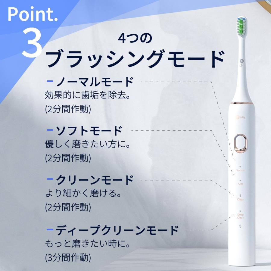 電動歯ブラシ Infly Pt02 インフライ 子供 おしゃれ おすすめ 充電式 本体 Type C リニア音 音波振動 音波式 携帯 防水 Ipx7 デュポンブラシ スタンド If Pt02 Qcyヤフーショップ 通販 Yahoo ショッピング