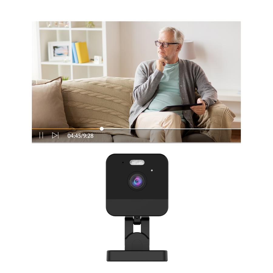 室内カメラ JA-A012A-W 屋内IPカメラ Wi-Fi 小型 家庭用 動作探知