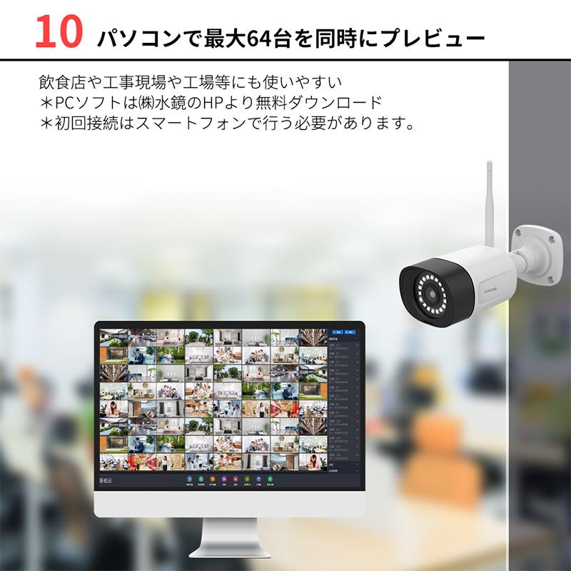 ネットワークカメラ JA-PJ2031W 屋外 室内 小型 家庭用 動作探知