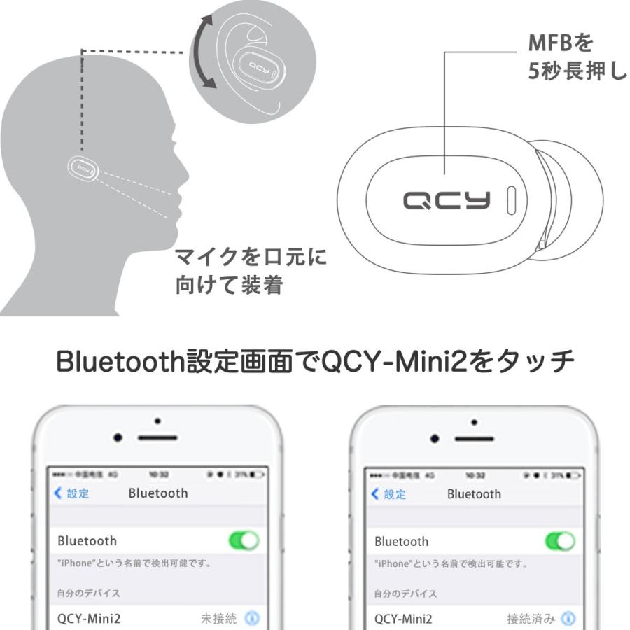 ワイヤレスイヤホン Qcy Mini2 片耳 超小型 ハンズフリー Bluetooth イヤホン 長時間 通話 ブルートゥースイヤホン 軽量 高音質 マイク 通勤 Iphone Android Qcy Mini2 Qcyヤフーショップ 通販 Yahoo ショッピング