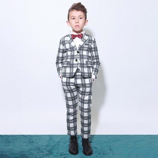 20%OFFセール ジェネレーター スーツ 110 上下セット グレーチェック  