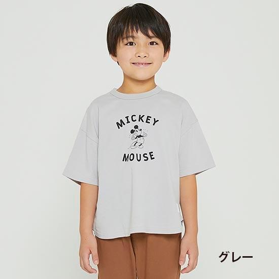 Fov 子供服 Fov キッズ Disney ディズニー Mickey ミッキー コラボ商品 Mickey 6分丈tシャツ 90cm 170cm ミッキーマウス フォヴ ケスケスモペット 通販 Yahoo ショッピング