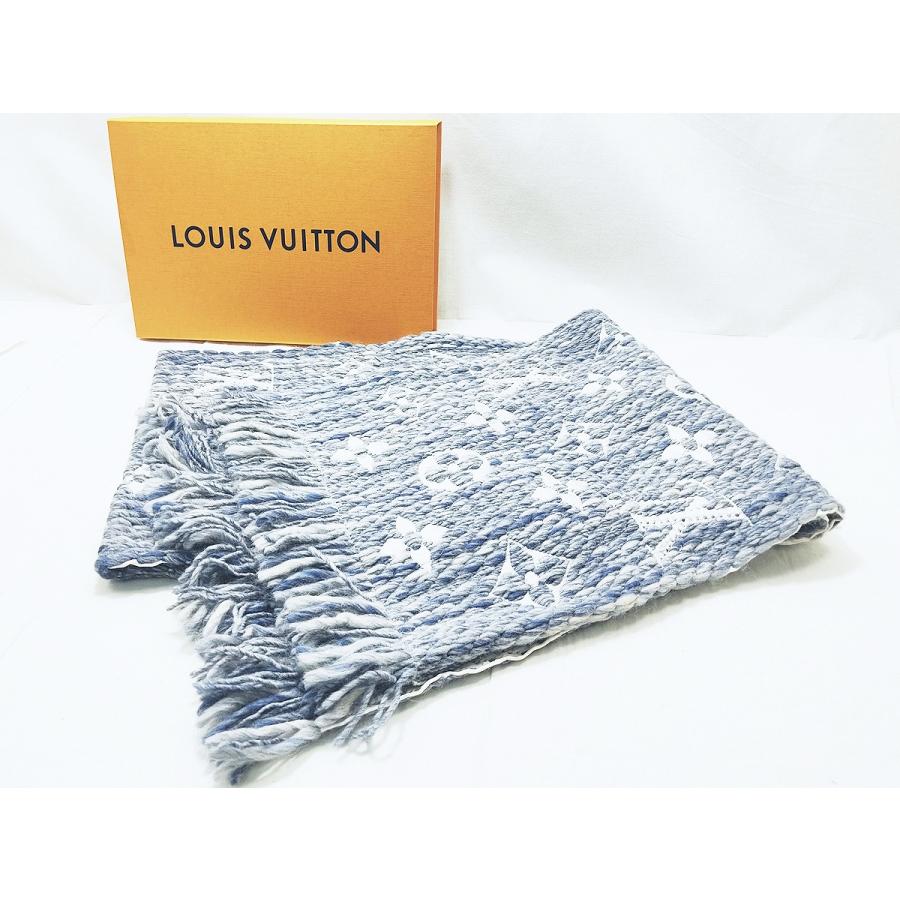 極美品 ヴィトン エシャルプ・ロゴマニア M76384 CC0230 マフラー