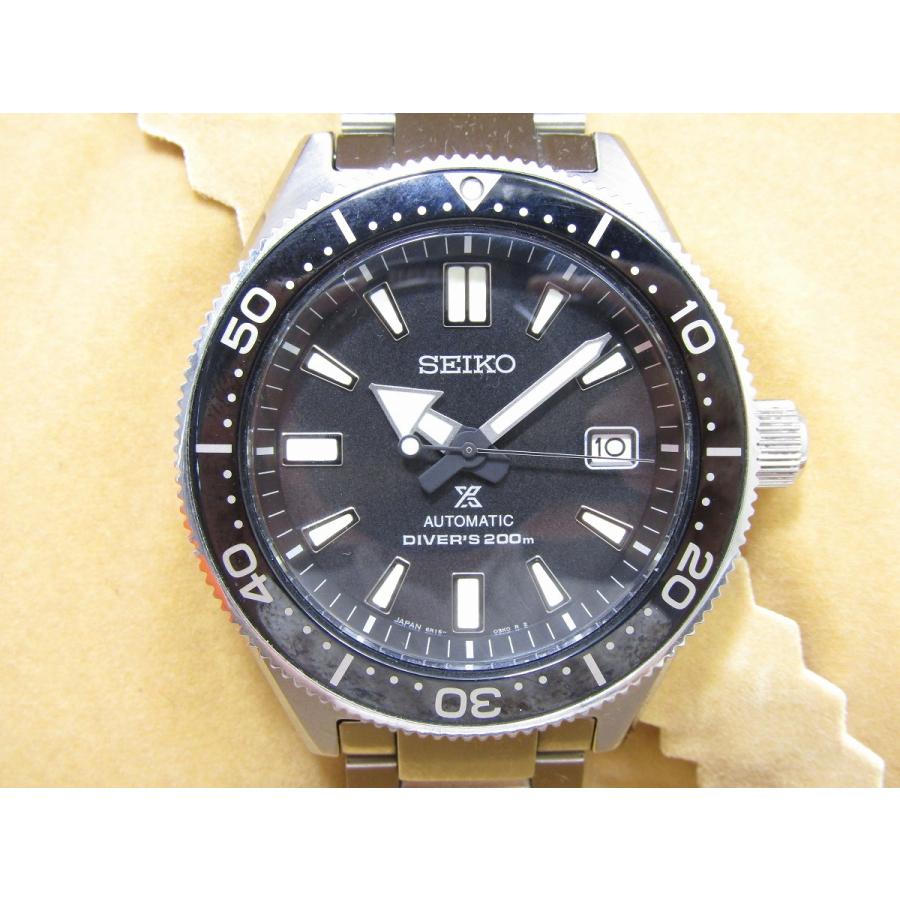 美品 SEIKO セイコー プロスペックス ダイバー 200m SBDC051 SS 黒文字 