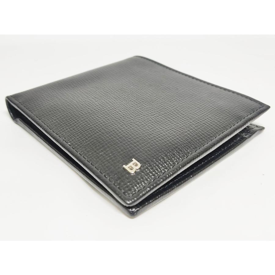 新品未使用品　BALLY　二つ折り財布 Bally（バリー） 財布 メンズ 二つ折り財布 ブラック SCRIBE SCEVYE