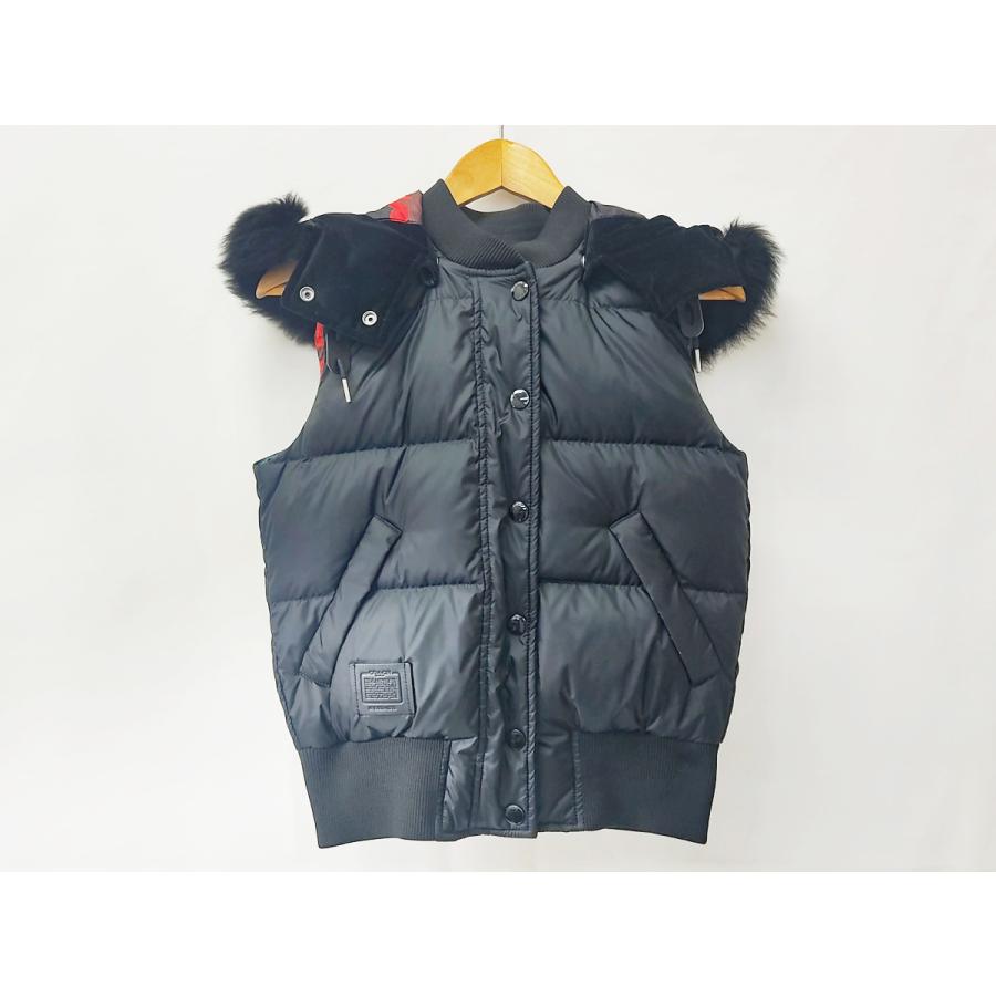 売り切り 大特価 COACH コーチ ダウンベスト 10792 ブラック サイズXS