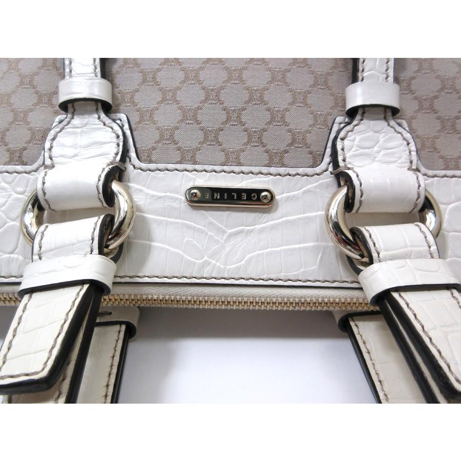 CELINE セリーヌ マカダム柄 2WAYバッグ 斜め掛けショルダー 