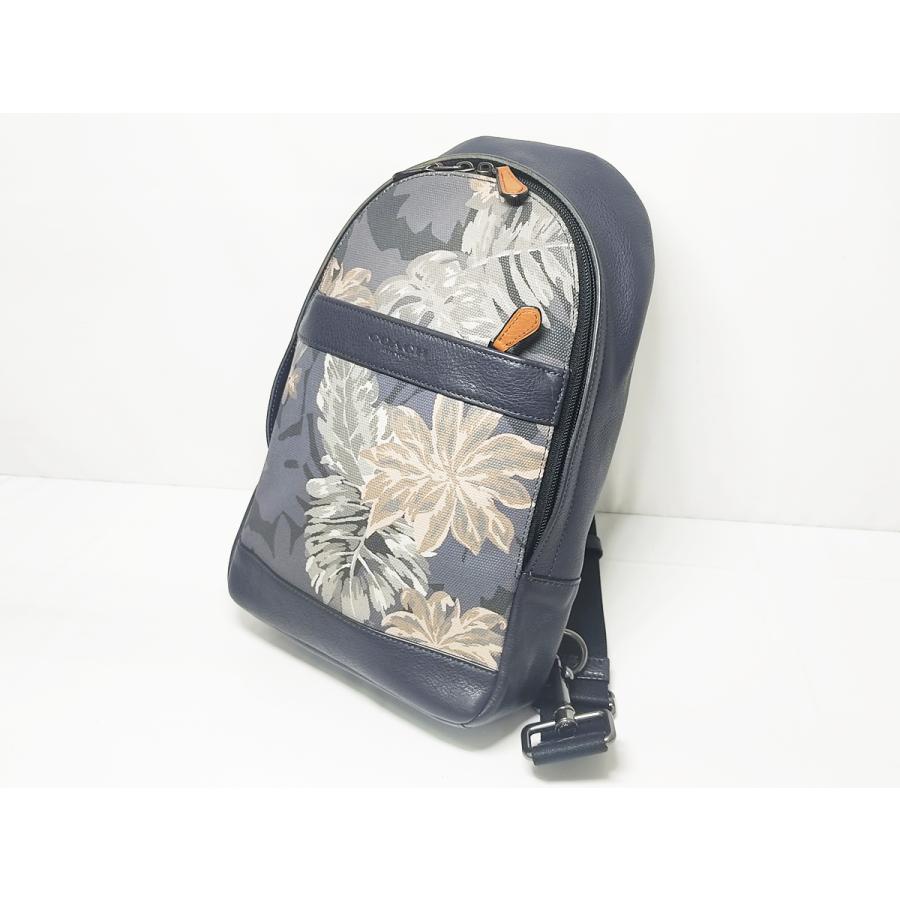 売り切り 大特価 COACH コーチ ボディバッグ F72307 コーティング 