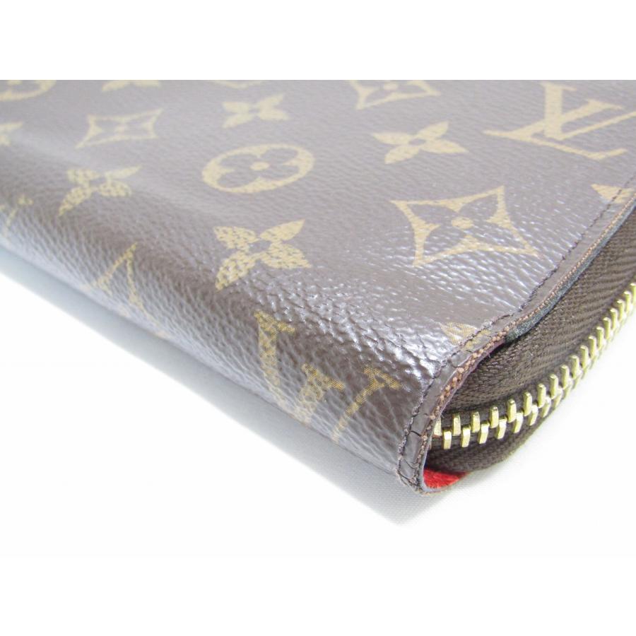 ☆美品☆新型☆ルイヴィトン モノグラム コクリコ 長財布 ジッピーウォレット ルイヴィトン ジッピーウォレット モノグラム コクリコ M41896