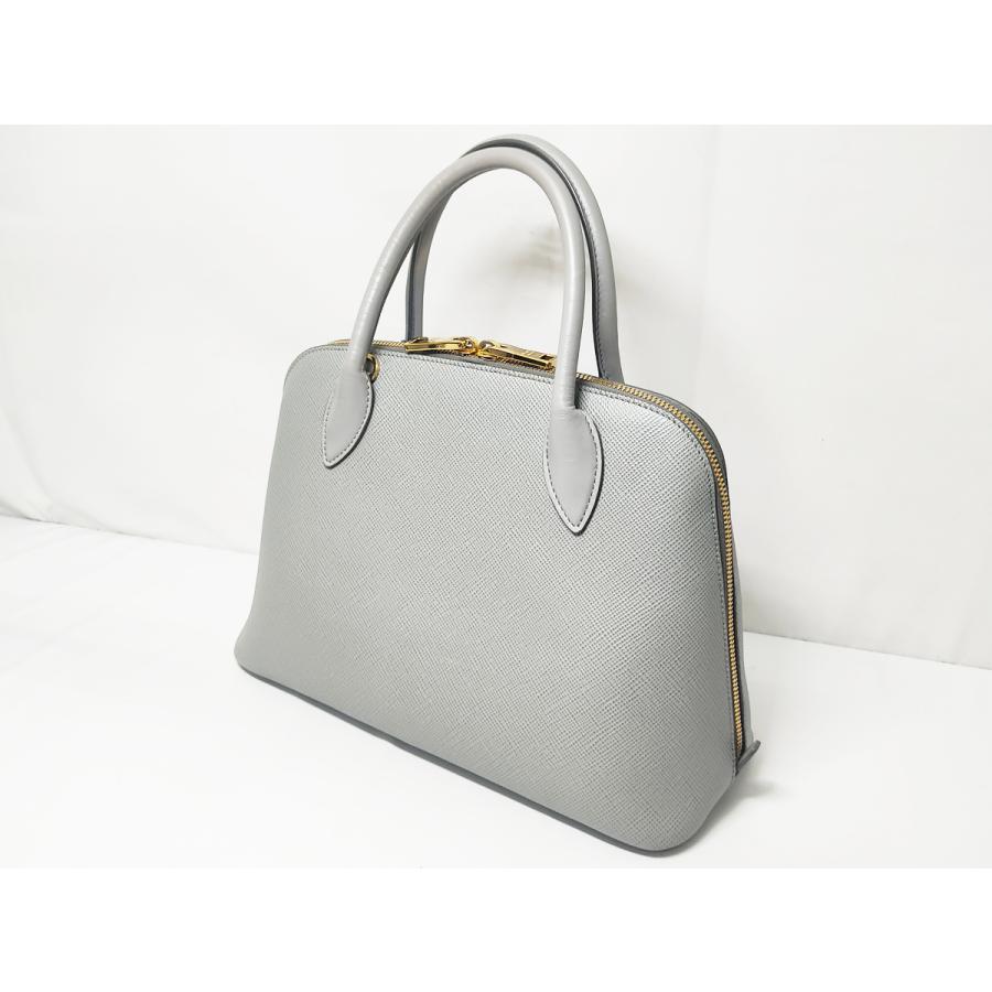 PRADA プラダ 2WAYハンドバッグ 1BA002 サフィアーノ グレー PRADA プラダ 2WAYハンドバッグ 1BA002 サフィアーノ グレー