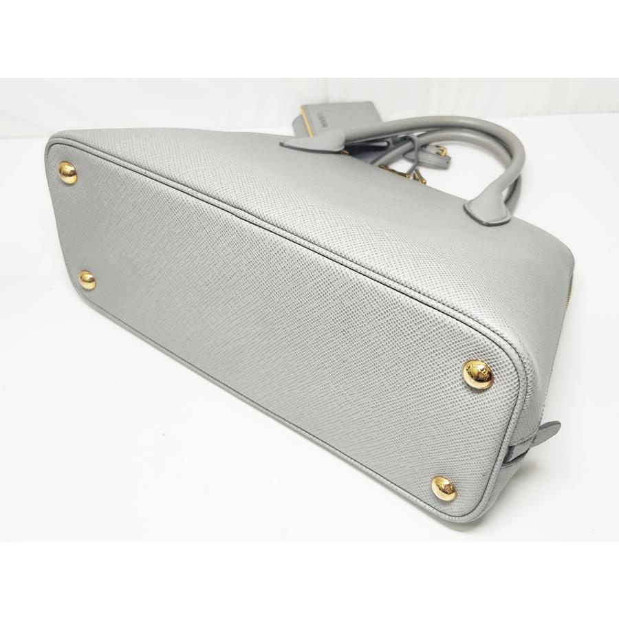 PRADA プラダ 2WAYハンドバッグ 1BA002 サフィアーノ グレー PRADA プラダ 2WAYハンドバッグ 1BA002 サフィアーノ グレー