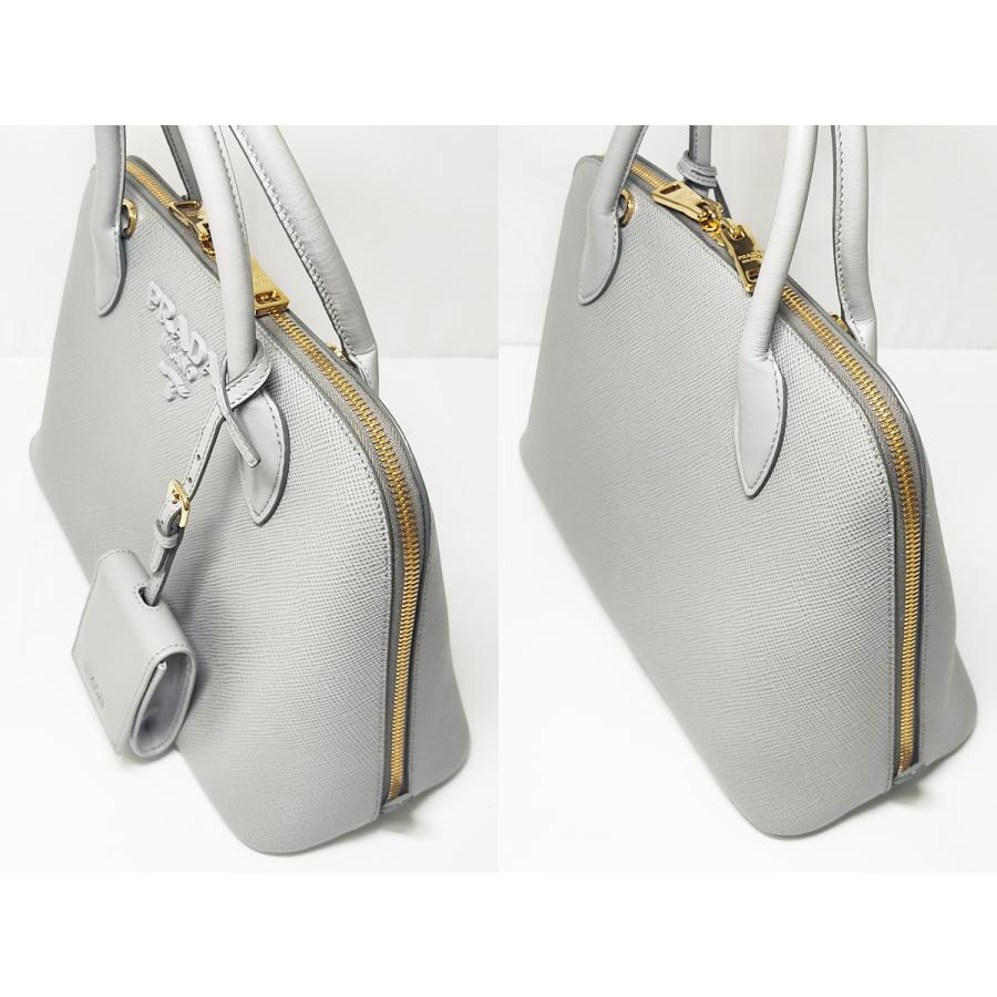 PRADA プラダ 2WAYハンドバッグ 1BA002 サフィアーノ グレー PRADA プラダ 2WAYハンドバッグ 1BA002 サフィアーノ グレー