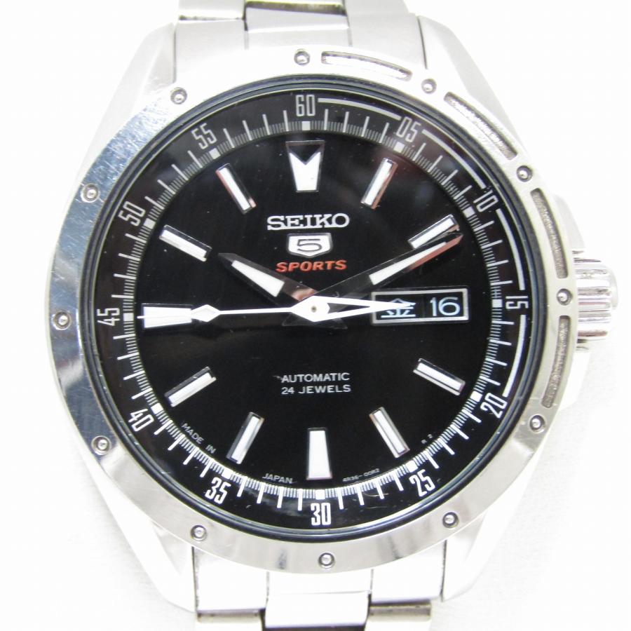 【稼働】SEIKO 5 SPORTS 自動巻き デイデイト 4R36-00E0 稼働品 セイコー 5 スポーツ メンズ腕時計 自動巻き 4R36-00E0
