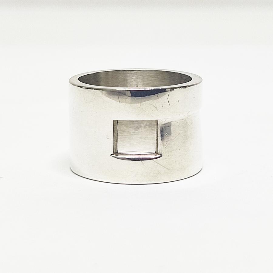 状態良好 GUCCI グッチ Gロゴモチーフ リング SV925 シルバー 約11号