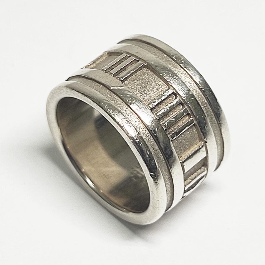 中古 TIFFANY&Co. ティファニー アトラス ワイドリング SV925