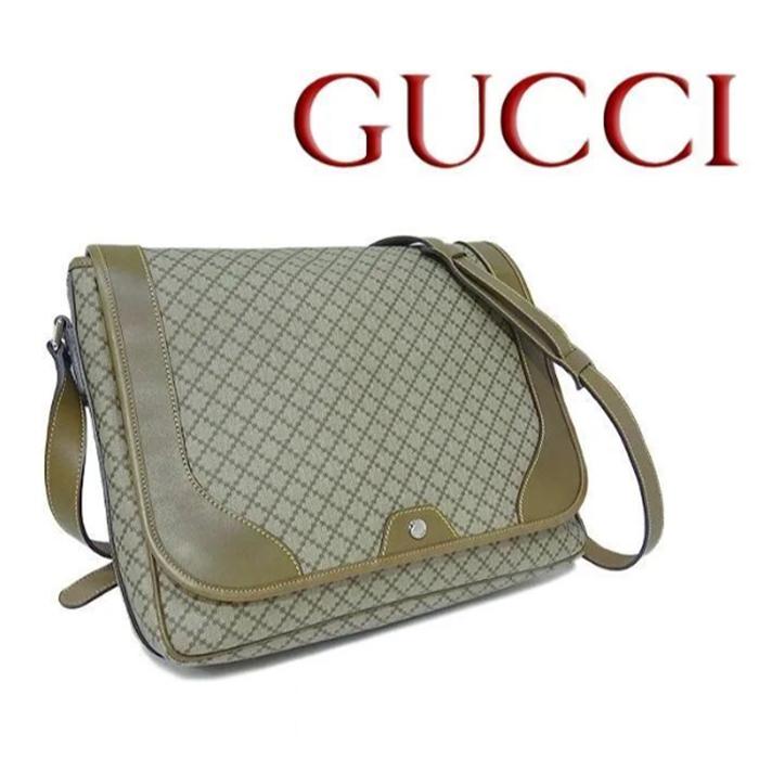美品 GUCCI グッチ ディアマンテ 斜めがけショルダーバッグ 295251 PVC