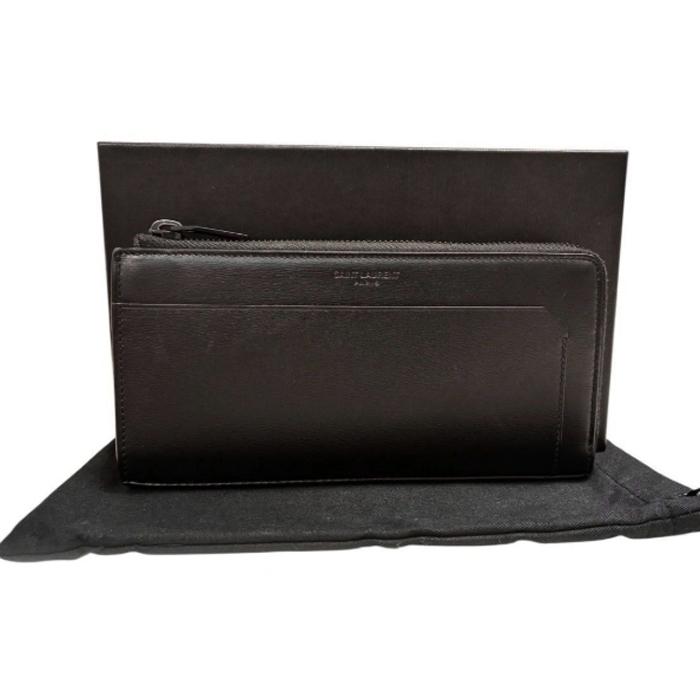 状態良好 SAINT LAURENT サンローラン L字ファスナー長財布 レザー