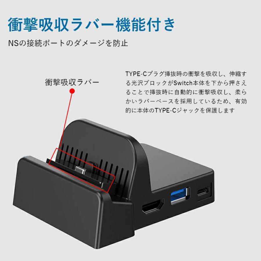 Switch ドック 有機ELモデル 兼用 コンパクト TVモード搭載 Switch ドック 有機ELモデル 兼用 コンパクト TVモード搭載