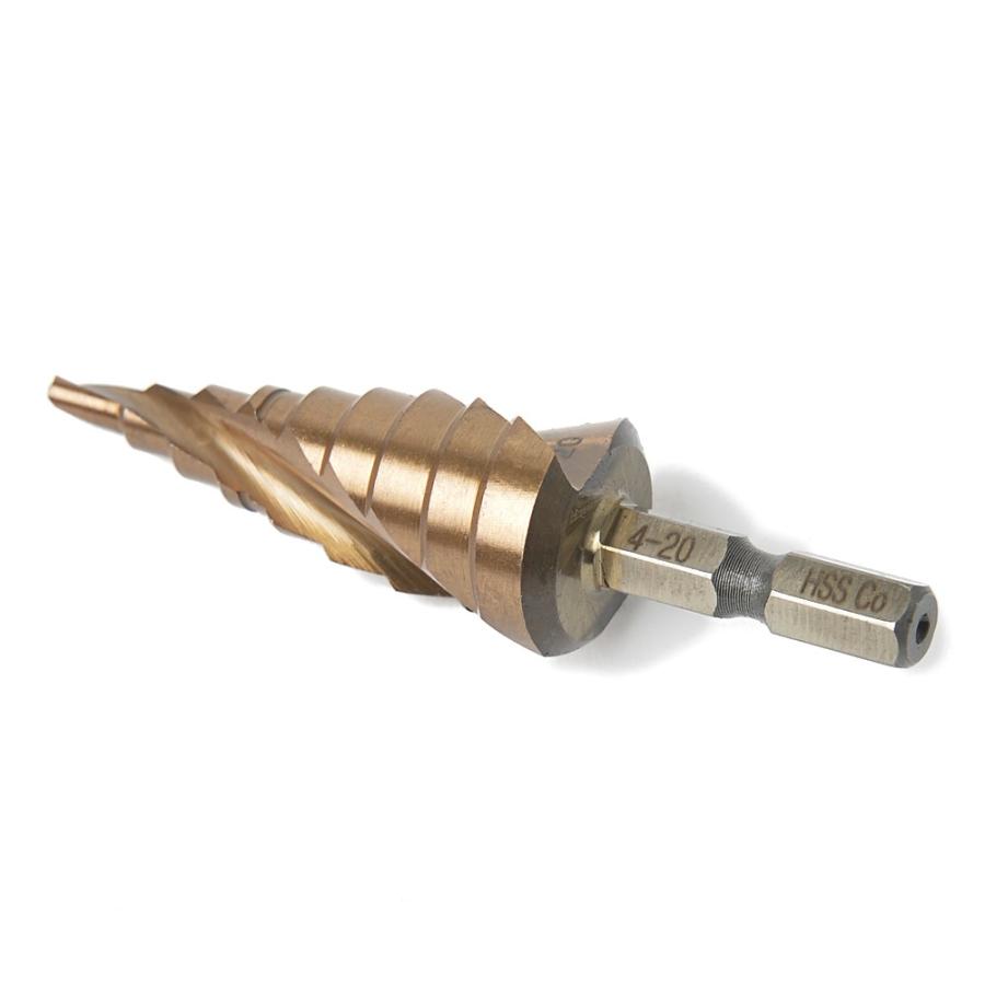 ステンレス用 ステップドリル M35 チタンコーティング コバルトハイス 4mm-20mm 9段 | ブランド登録なし | 01