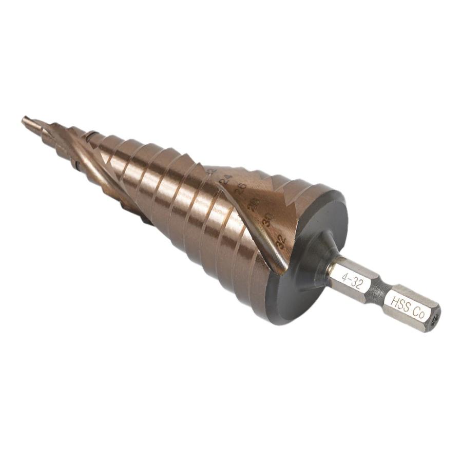 ステンレス用 ステップドリル M35 チタンコーティング コバルトハイス 4mm-32mm 15段 | ブランド登録なし | 01