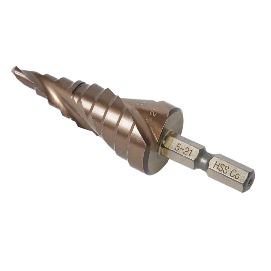 ステンレス用 ステップドリル M35 チタンコーティング コバルトハイス 5mm-21mm 9段 | ブランド登録なし | 01