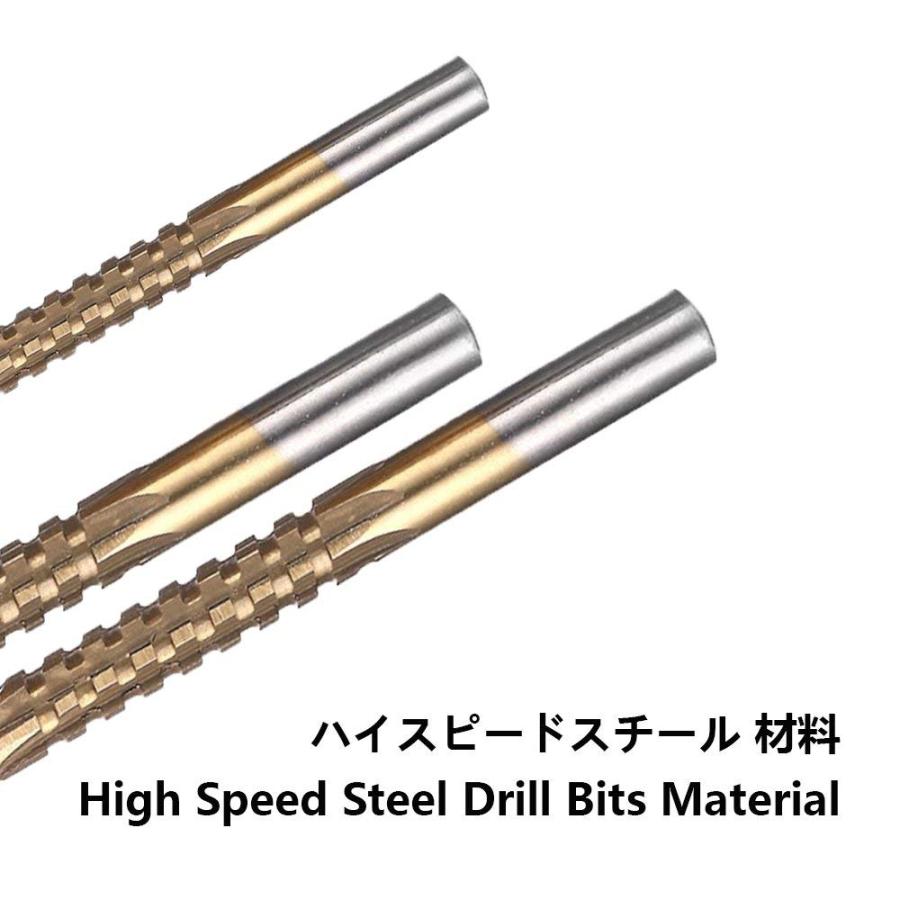 木工用ドリル HSS のこぎり チタンコーティング ドリルソーカー ペンターウッド 6本セット |  | 01