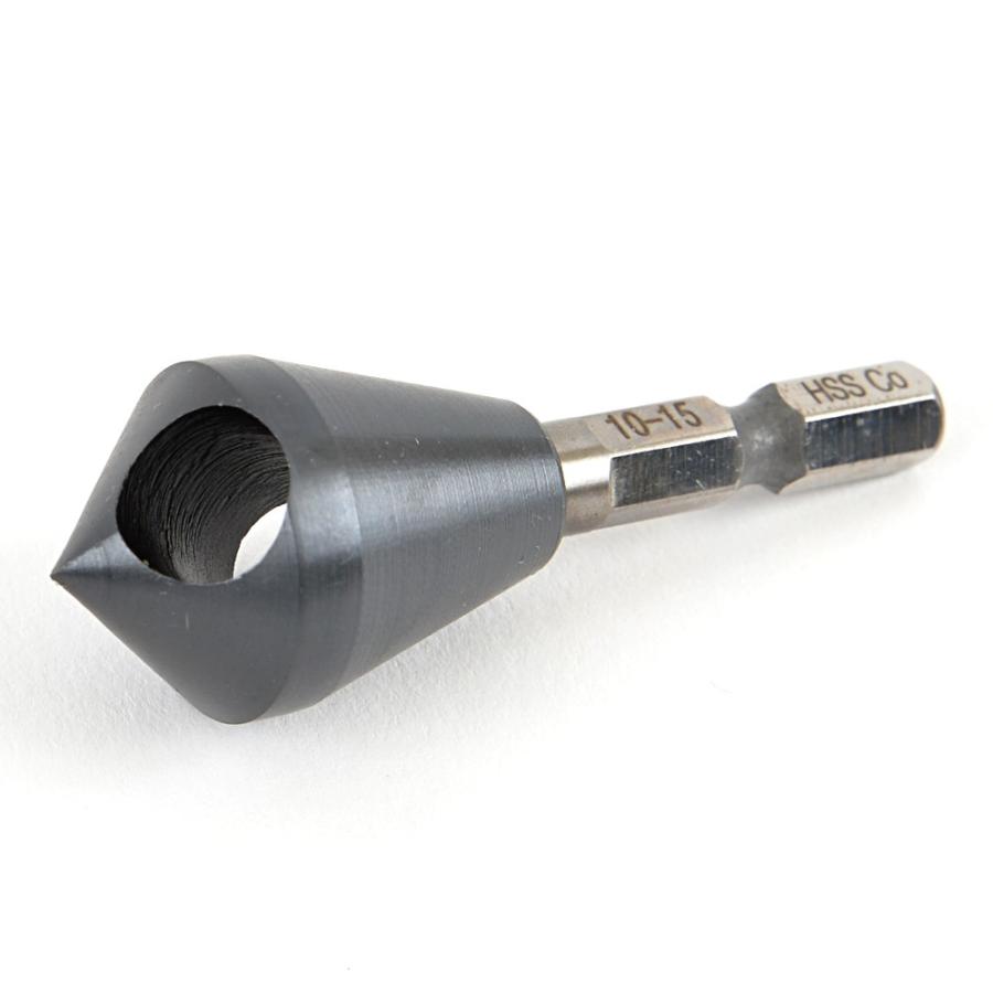 面取りカッター 窒化チタンアルミコーティング コバルトハイス HSS-CO 六角軸 (10-15mm) | ブランド登録なし | 02