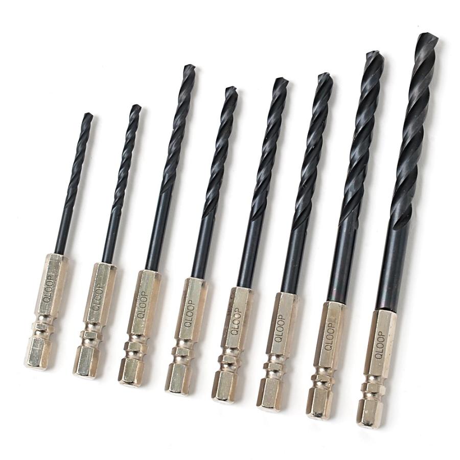ブラックチタン 3刃 コバルトドリル８本セット 窒化チタンアルミコーティング HSS-CO |  | 01