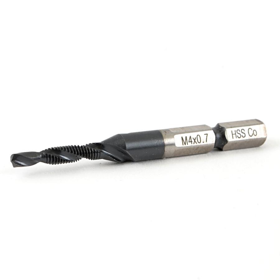 ドリルタップ 窒化チタンアルミコーティング コバルトハイス HSS-CO 六角軸 (M4X0.7) | ブランド登録なし | 02
