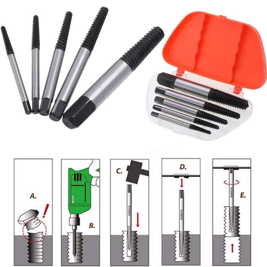なめたネジ外しビット なめたボルト DIY用工具 6本セット |  | 01