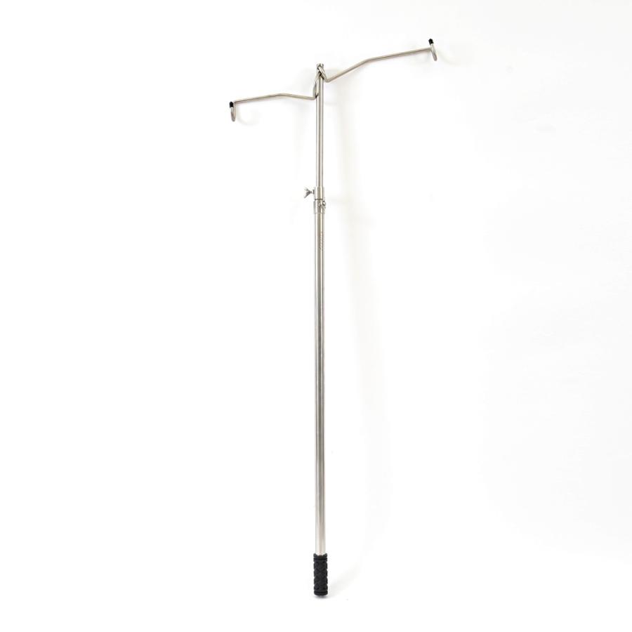 パイルドライバー ランタンスタンド (ダブルタイプ) ハンマー式 ランタンフック 専用ケース 先端保護キャップ付 | 