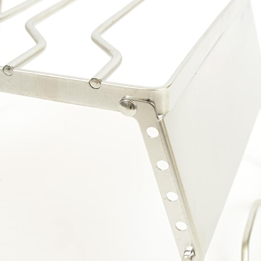 クッカースタンド 五徳 6段階 調整可能 バーベキュー コンロ アウトドアに便利 風防板付き table1QLOOP 通販