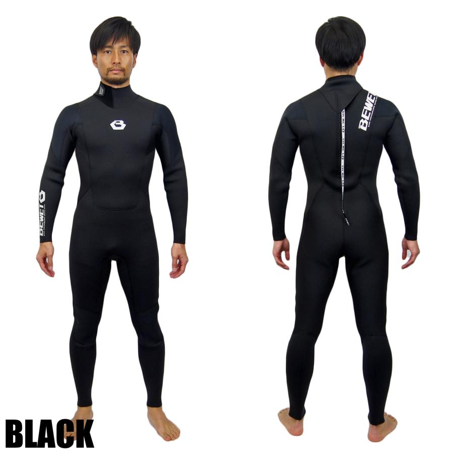 2021 BEWET OCEAN 3FL バックジップ ウェットスーツ フルスーツ