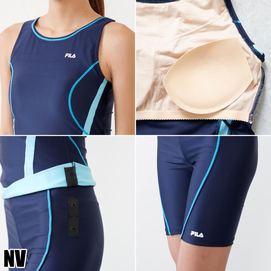 FILA フィラ レディース フィットネス 水着 ウェア 2点セット FILA フィラ レディース フィットネス 水着 ウェア 2点セット