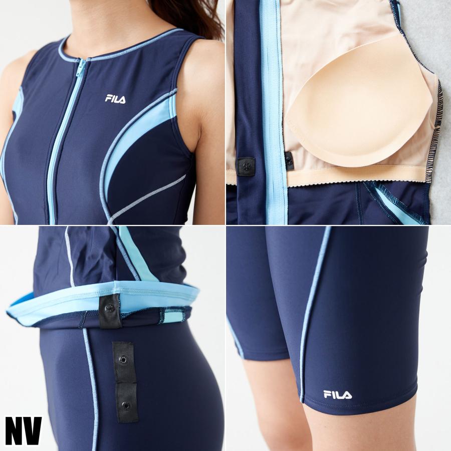 FILA（フィラ） レディース フィットネス 水着 ウェア 2点セット