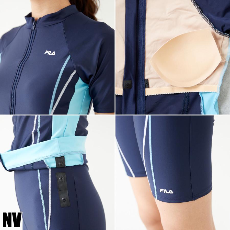 FILA（フィラ） レディース フィットネス 水着 ウェア 2点セット