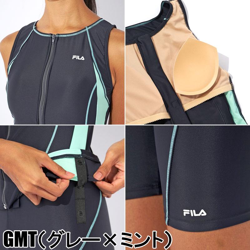 FILA（フィラ） レディース フィットネス 水着 ウェア 2点セット