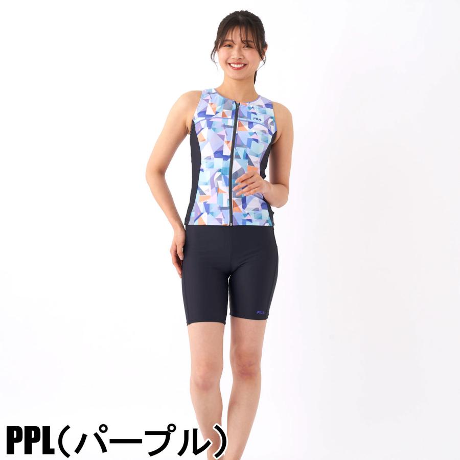 FILA（フィラ） レディース フィットネス 水着 ウェア 2点セット