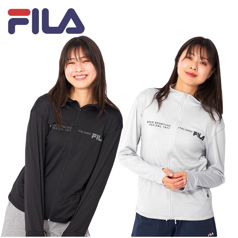 FILA（フィラ） レディース ラッシュガード 長袖 UVカット 吸水速乾