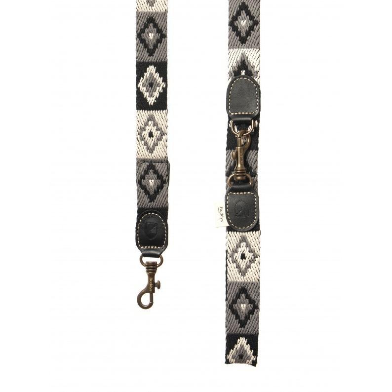 スペイン製 高級犬用首輪とリード2M Peruvian Indian Black-