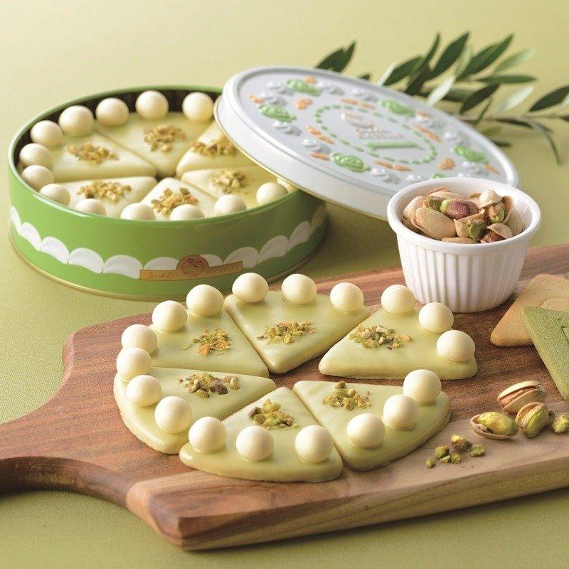 サブレミシェル クッキー ケーキサブレ缶 ピスタチオ 専用袋付き