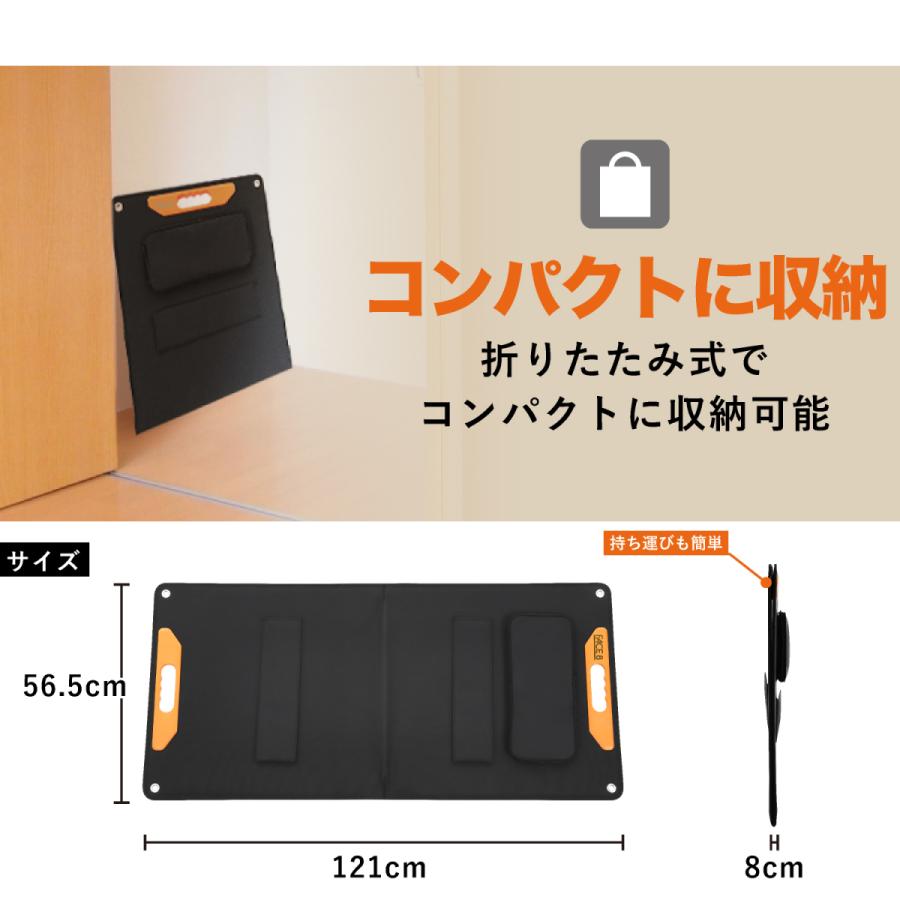 ポータブル電源 ソーラーパネル セット 100W 折り畳み ポータブル電源 ソーラーパネル セット 100W 折り畳み