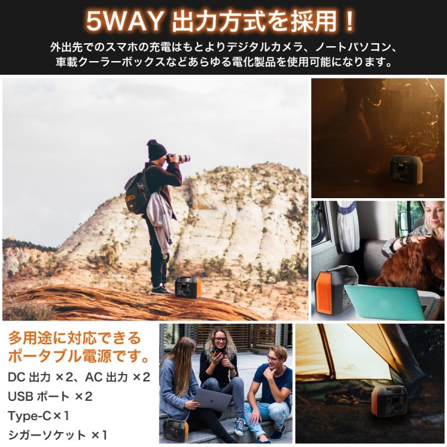 ポータブル電源 大容量 110000mAh / 407Wh 蓄電池 最大出力350W ポータブル電源 大容量 110000mAh / 407Wh 蓄電池 最大出力350W