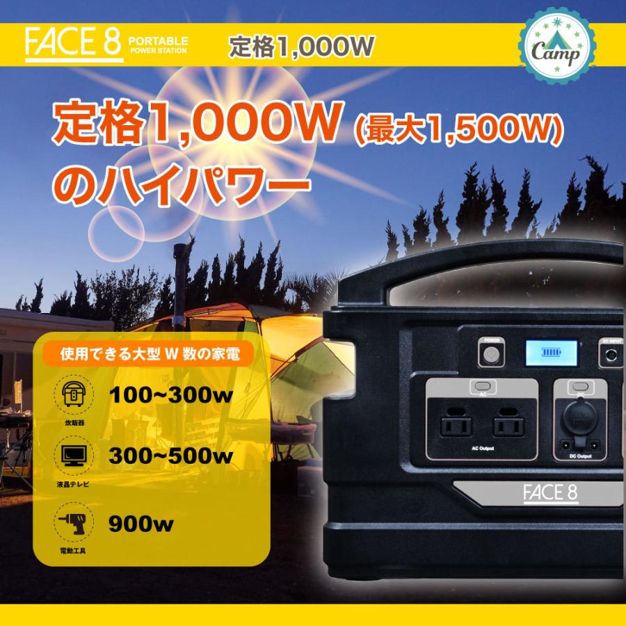 ポータブル電源 大容量 240,000mAh / 888Wh 蓄電池 最大出力