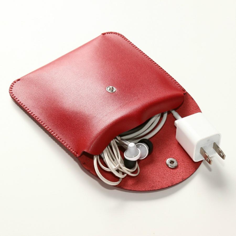 電源アダプタ/電源ケーブル 収納ポーチ MacBook 対応(ブラック・M