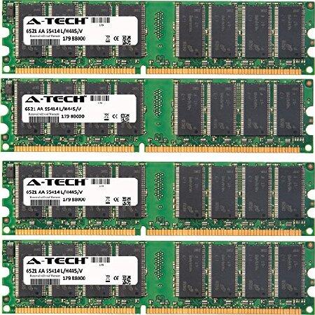 A-Tech メモリ RAM DDR エーテックA-Tech 4GB KIT (4 x 1GB) For HP-Compaq HP Presario Desktop SR1767ES SR1769IT SR1770TW SR1779IT SR1780AN SR1780TW SR1787CF SR1789CF SR1790AN SR1790CF S