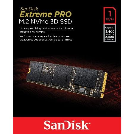 SanDisk サンディスク 内蔵SSD M.2-2280 / Extreme Pro 1TB / PCIe Gen3 NVMe / メーカー5年　/ SDSSDXPM2-1T00-G25｜qolmarketing｜04