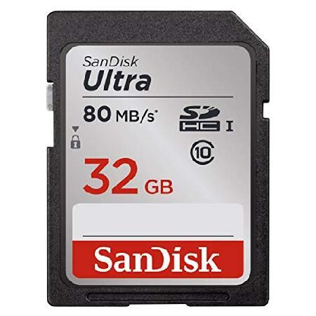 人気提案 SDHC Ultra SDSDUNC-032G-GN6IN SanDisk UHS-I Gris 10, Class 80MB/s 32GB Card SDカード